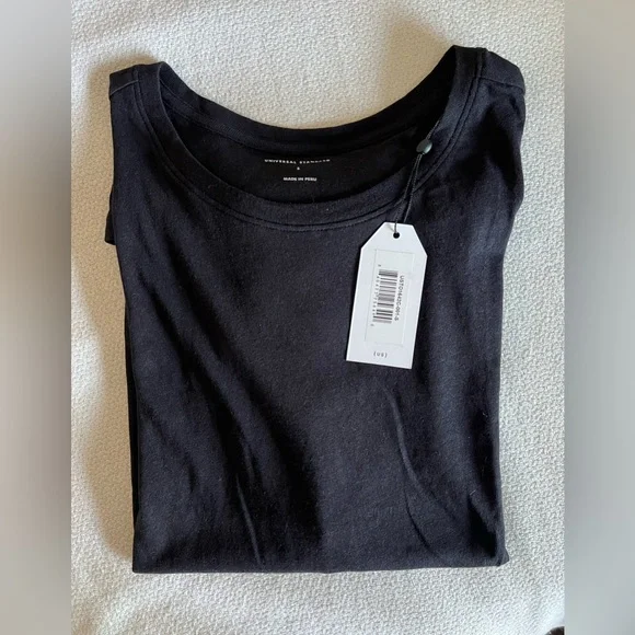 NWT Universal Standard Linen Jersey Black Eco Tee Rex - Picture 8 of 12